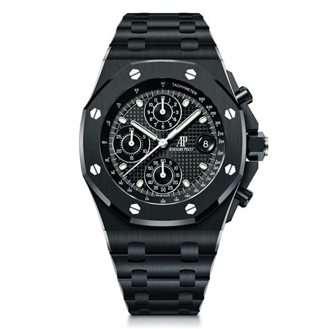 does the audemars piguet royal oak offshore black ceramic grey